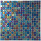 Dark Shimmer Multi Blue 12x12 Glossy Uniform Square Glass Mosaic Tile (20 pack, 18.69 sq ft/case) - Sample