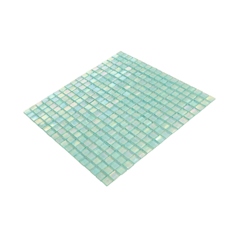 Sea Green 12x12 Glossy Uniform Square Glass Mosaic Tile (20 pack, 18.69 sq ft/case)