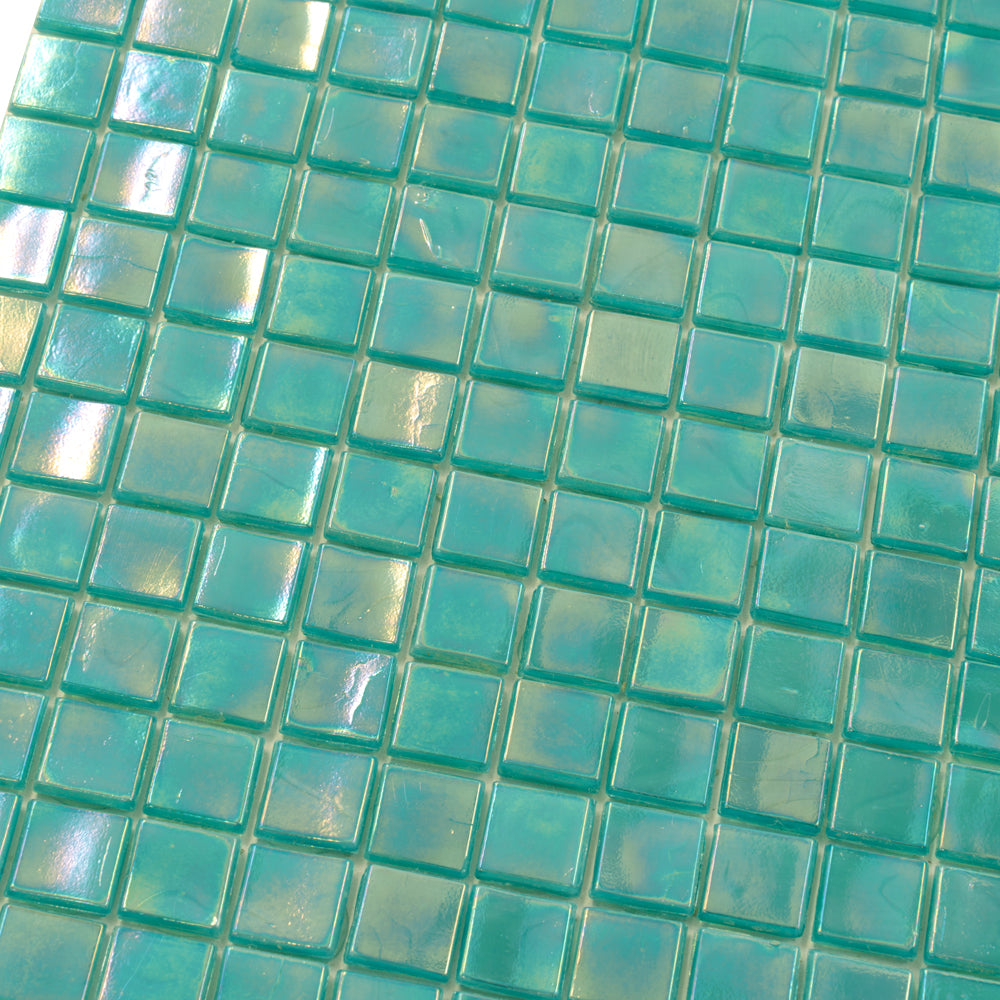 Dark Ocean Green 12x12 Glossy Uniform Square Glass Mosaic Tile (20 pack, 18.69 sq ft/case)