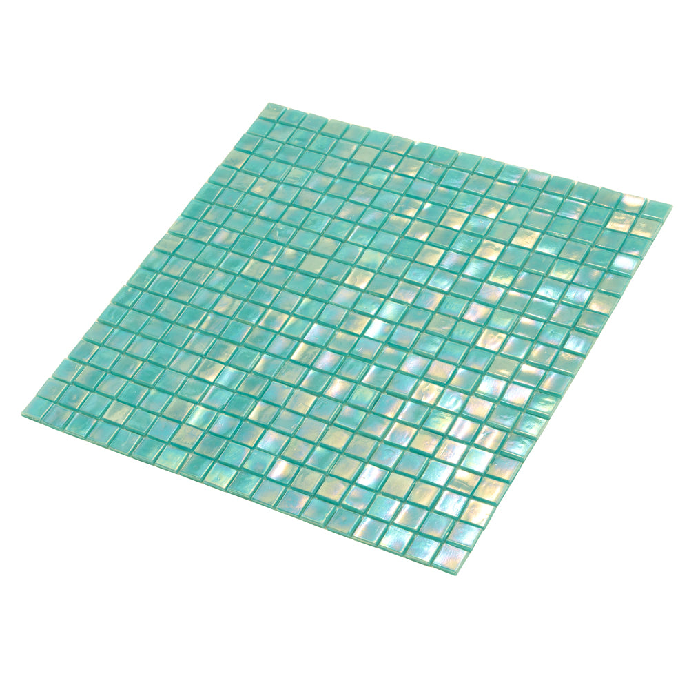 Dark Ocean Green 12x12 Glossy Uniform Square Glass Mosaic Tile (20 pack, 18.69 sq ft/case)