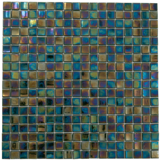 Rainbow Green 12x12 Glossy Uniform Square Glass Mosaic Tile (20 pack, 18.69 sq ft/case)