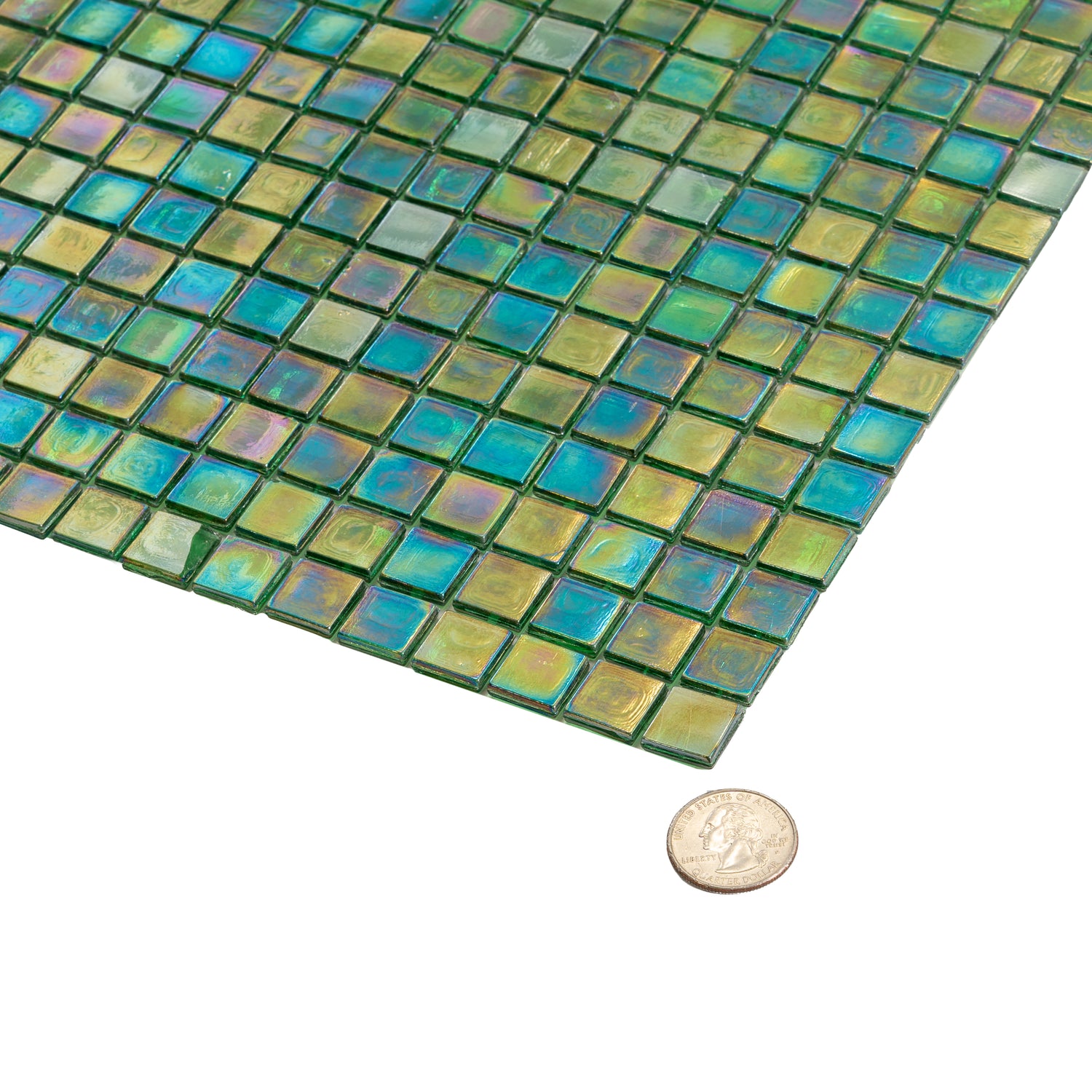 Emerald Green 12x12 Glossy Uniform Square Glass Mosaic Tile (20 pack, 18.69 sq ft/case)