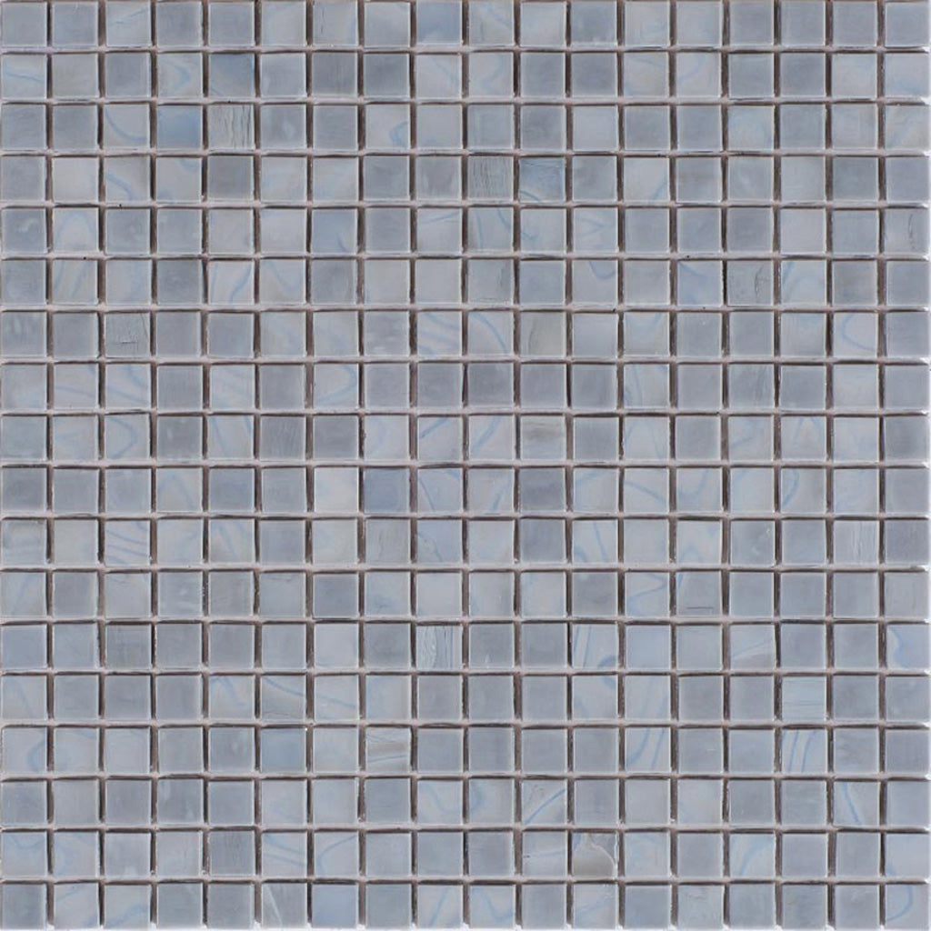 Metal Gray 12x12 Glossy Uniform Square Glass Mosaic Tile (20 pack, 18.69 sq ft/case) - Sample