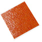Red-Orange 12x12 Glossy Uniform Square Glass Mosaic Tile (20 pack, 18.69 sq ft/case) - Sample