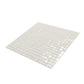 Dark Bone White 12x12 Glossy Uniform Square Glass Mosaic Tile (20 pack, 18.69 sq ft/case)
