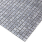 Metal Gray 12x12 Glossy Uniform Square Glass Mosaic Tile (20 pack, 18.69 sq ft/case) - Sample