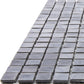 Metal Gray 12x12 Glossy Uniform Square Glass Mosaic Tile (20 pack, 18.69 sq ft/case) - Sample