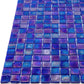 Shimmer Cobalt Blue 12x12 Glossy Uniform Square Glass Mosaic Tile (20 pack, 18.69 sq ft/case) - Sample