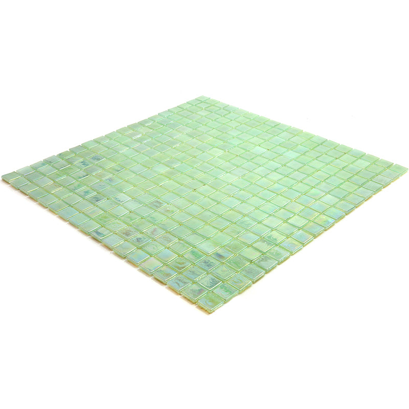 Ultramarine Green 12x12 Glossy Uniform Square Glass Mosaic Tile (20 pack, 18.69 sq ft/case)