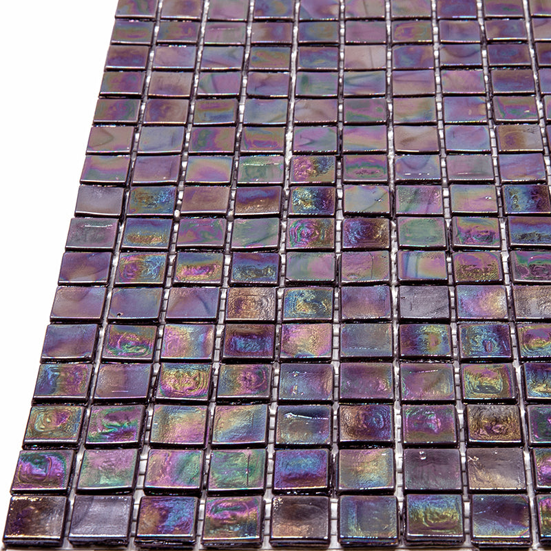 Wine Red 12x12 Glossy Uniform Square Glass Mosaic Tile (20 pack, 18.69 sq ft/case) - Sample