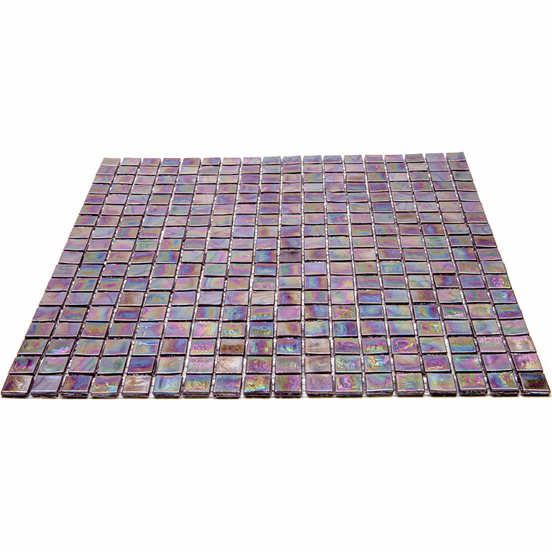 Wine Red 12x12 Glossy Uniform Square Glass Mosaic Tile (20 pack, 18.69 sq ft/case) - Sample
