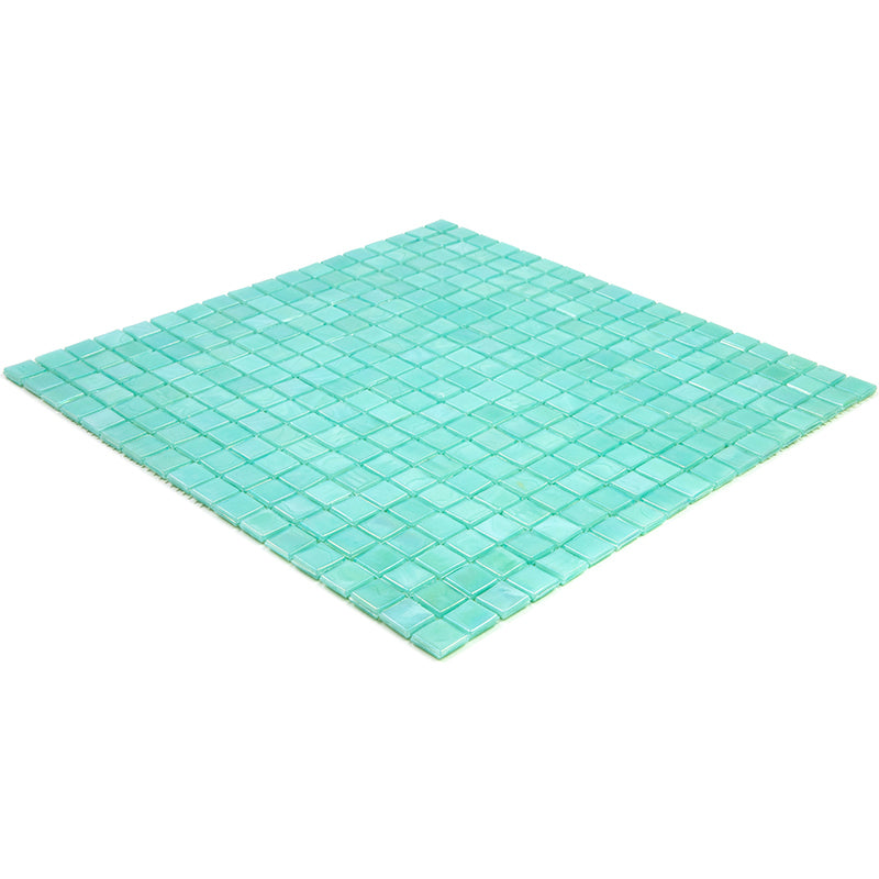 Winter Green 12x12 Glossy Uniform Square Glass Mosaic Tile (20 pack, 18.69 sq ft/case) - Sample