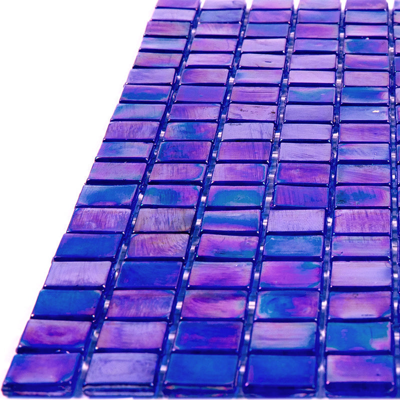 Tiffany Blue 12x12 Glossy Uniform Square Glass Mosaic Tile (20 pack, 18.69 sq ft/case) - Sample