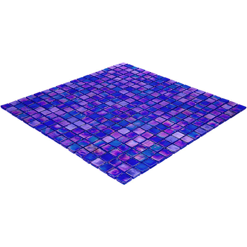 Tiffany Blue 12x12 Glossy Uniform Square Glass Mosaic Tile (20 pack, 18.69 sq ft/case) - Sample