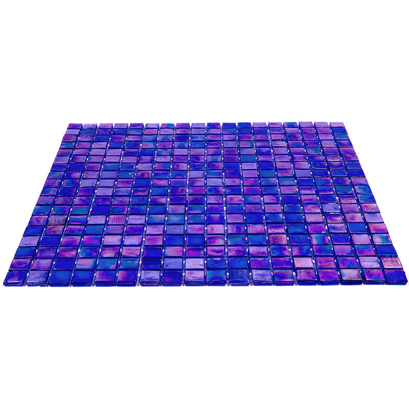 Tiffany Blue 12x12 Glossy Uniform Square Glass Mosaic Tile (20 pack, 18.69 sq ft/case) - Sample