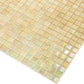Light Fawn Beige 12x12 Glossy Uniform Square Glass Mosaic Tile (20 pack, 18.69 sq ft/case) - Sample
