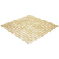 Light Fawn Beige 12x12 Glossy Uniform Square Glass Mosaic Tile (20 pack, 18.69 sq ft/case) - Sample