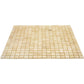 Light Fawn Beige 12x12 Glossy Uniform Square Glass Mosaic Tile (20 pack, 18.69 sq ft/case) - Sample