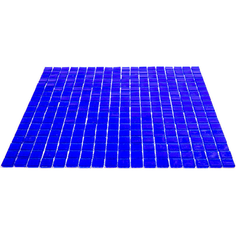 Cobalt Blue 12x12 Glossy Uniform Square Glass Mosaic Tile (20 pack, 18.69 sq ft/case) - Sample