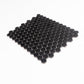 Black 10x12 Matte Hexagon Porcelain Mosaic Tile (10 pack, 8.36 sq ft/case)