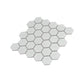 White 11x11 Matte Hexagon Porcelain Mosaic Tile (10 pack, 8.25 sq ft/case)
