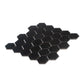 Black 11x11 Matte Hexagon Porcelain Mosaic Tile (10 pack, 8.25 sq ft/case)