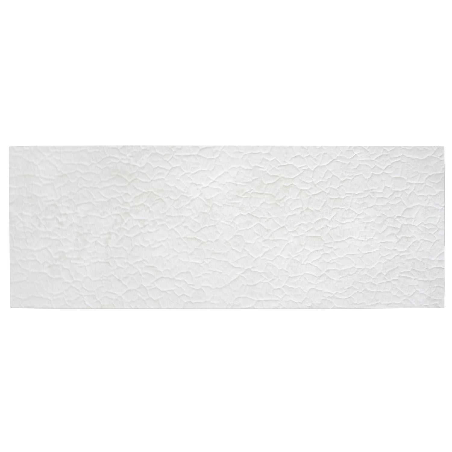 Pearl White 18x48 Textured Ceramic Large Format Tile (3 pack, 17.23 sq ft/case)