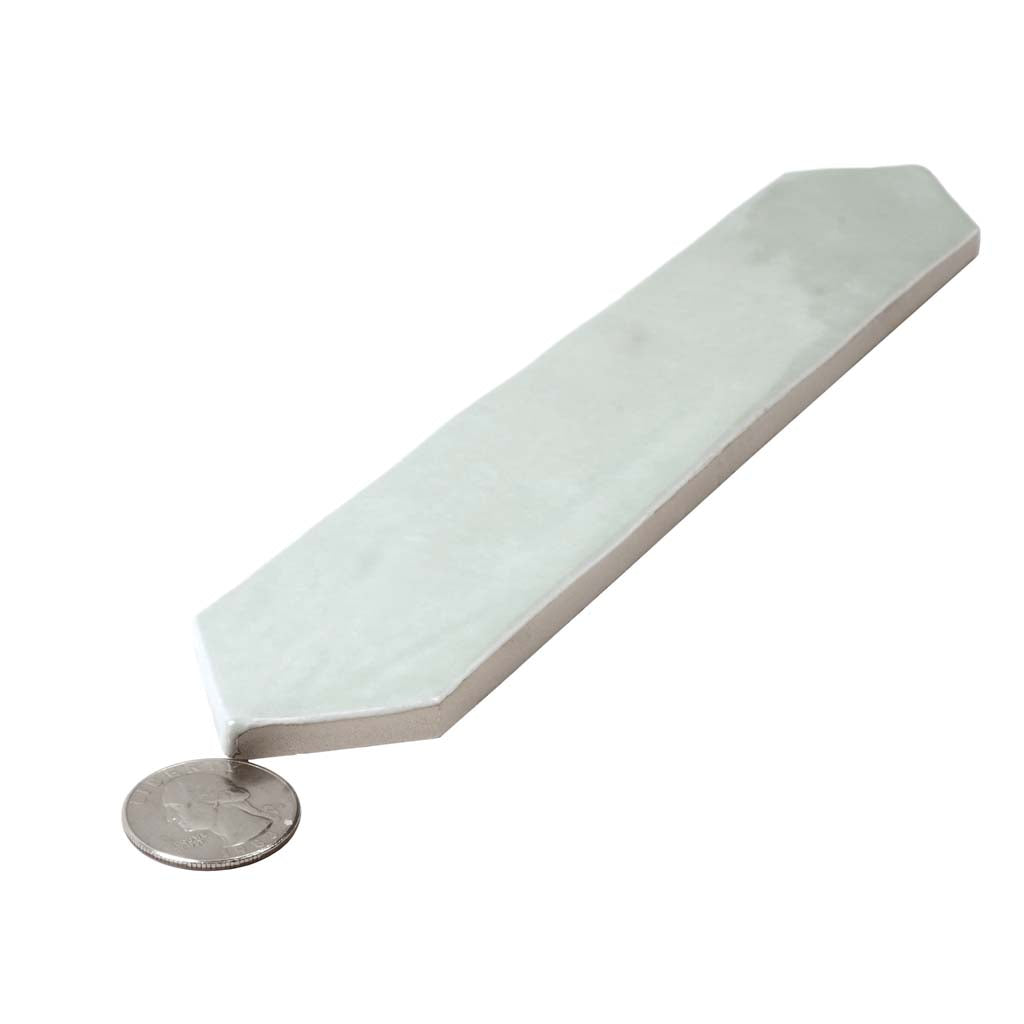 Pistachio Green 2x10 Glossy Picket Ceramic Tile (23 pack, 2.37 sq ft/case) - Sample