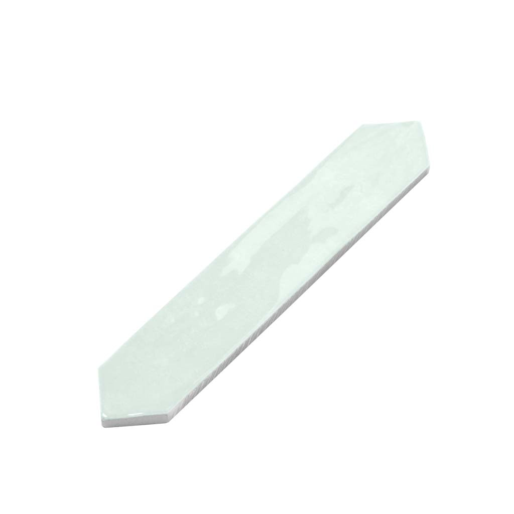 Pistachio Green 2x10 Glossy Picket Ceramic Tile (23 pack, 2.37 sq ft/case) - Sample