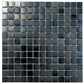 Shimmer Black 12x12 Glossy Uniform Square Glass Mosaic Tile (20 pack, 20 sq ft/case)
