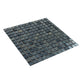 Shimmer Black 12x12 Glossy Uniform Square Glass Mosaic Tile (20 pack, 20 sq ft/case)