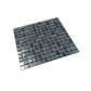 Shimmer Black 12x12 Glossy Uniform Square Glass Mosaic Tile (20 pack, 20 sq ft/case)