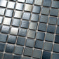 Shimmer Black 12x12 Glossy Uniform Square Glass Mosaic Tile (20 pack, 20 sq ft/case)