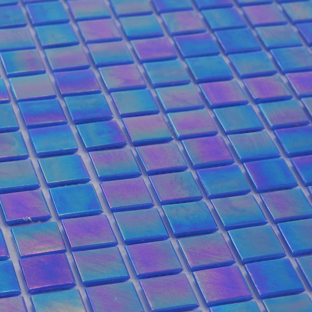 Royal Blue 12x12 Uniform Square Glossy Glass Mosaic Tile (20 pack, 20 sq ft/case)