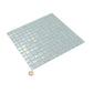 Stone Blue 12x12 Glossy Uniform Square Glass Mosaic Tile (20 pack, 20 sq ft/case)