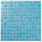 Turquoise Blue 12x12 Glossy Uniform Square Glass Mosaic Tile (20 pack, 20 sq ft/case)