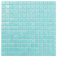 Sky Blue 12x12 Glossy Glass Uniform Square Mosaic Tile (20 pack, 20 sq ft/case)