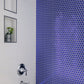 12x12 Cobalt Blue Penny Round Tile