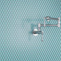 Sky Blue 12x12 Glossy Penny Round Glass Mosaic Tile (5 pack, 5 sq ft/case)