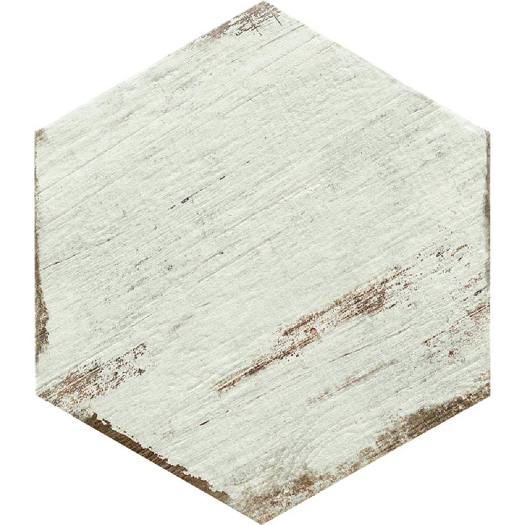 Ivory White 14x14 Matte Hexagon Porcelain Tile (9 pack, 10.8 sq ft/case) - Sample