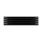 2x8 Black Glossy Tile