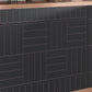 Black 2x8 Matte Ceramic Subway Tile (60 pack, 6.46 sq ft/case)