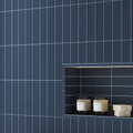 Blue 2x8 Matte Ceramic Subway Tile (50 pack, 5.4 sq ft/case)