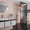 Pink 2x8 Glossy Ceramic Subway Deco Tile (38 pack, 4.09 sq ft/case)
