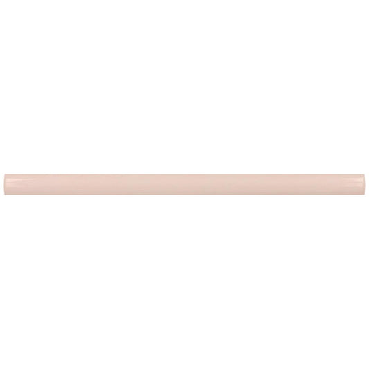 Pink Glossy Ceramic Pencil Tile Trims