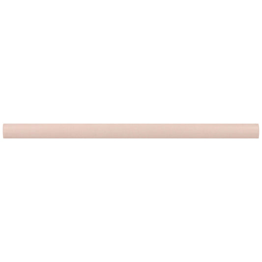 Pink 0.5x8 Matte Ceramic Pencil Tile Trim (10 pack, 0.3 sq ft/case) - Sample