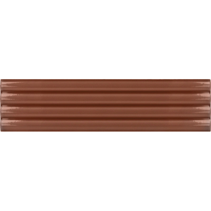 Red 2x8 Glossy Ceramic Subway Deco Tile (38 pack, 4.09 sq ft/case)