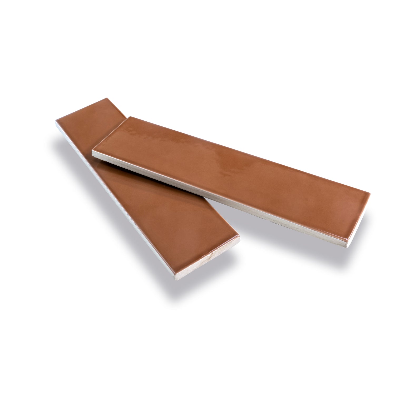 Red 2x8 Glossy Ceramic Subway Tile (50 pack, 5.38 sq ft/case)