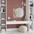 Red 2x8 Glossy Ceramic Subway Tile (50 pack, 5.38 sq ft/case)
