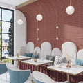 Arte 1.97 in. x 7.87 in. Matte Red Ceramic Subway Wall and Floor Tile (60 pack, 6.46 sq. ft./case)